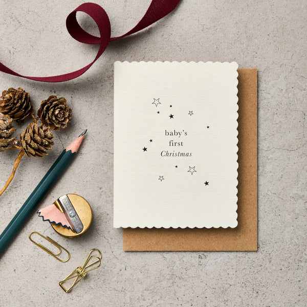 Christmas A7 Baby's 1st Christmas Card - Wee Bambino