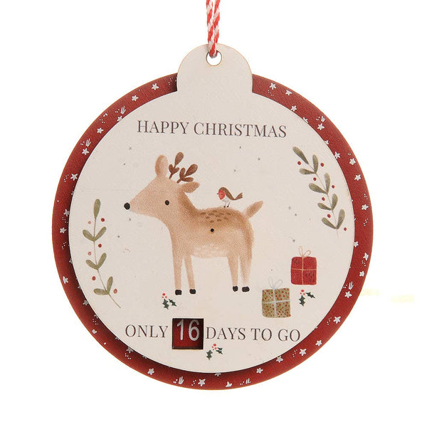 Christmas Countdown Wooden Hanger - Wee Bambino
