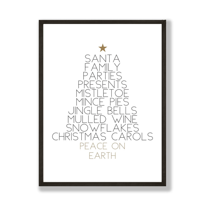 Christmas Favourite Things Print - Wee Bambino