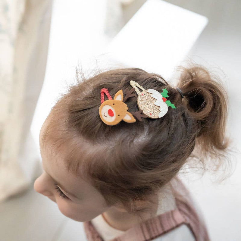 Christmas Hairclip Set - Wee Bambino