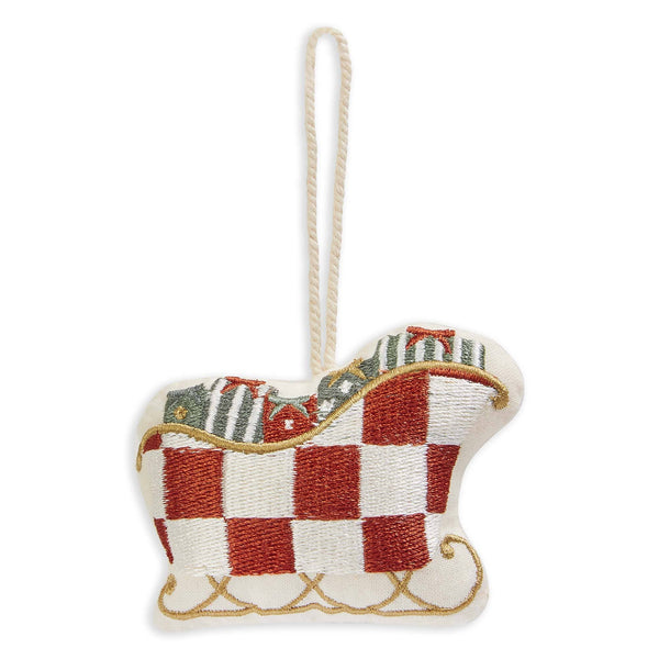 Christmas Tree Decoration Single - Sleigh - Wee Bambino