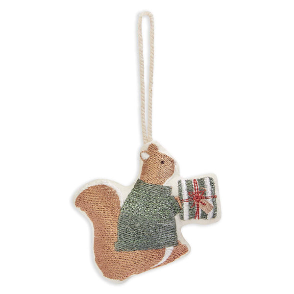 Christmas Tree Decoration Single - Squirrel - Wee Bambino