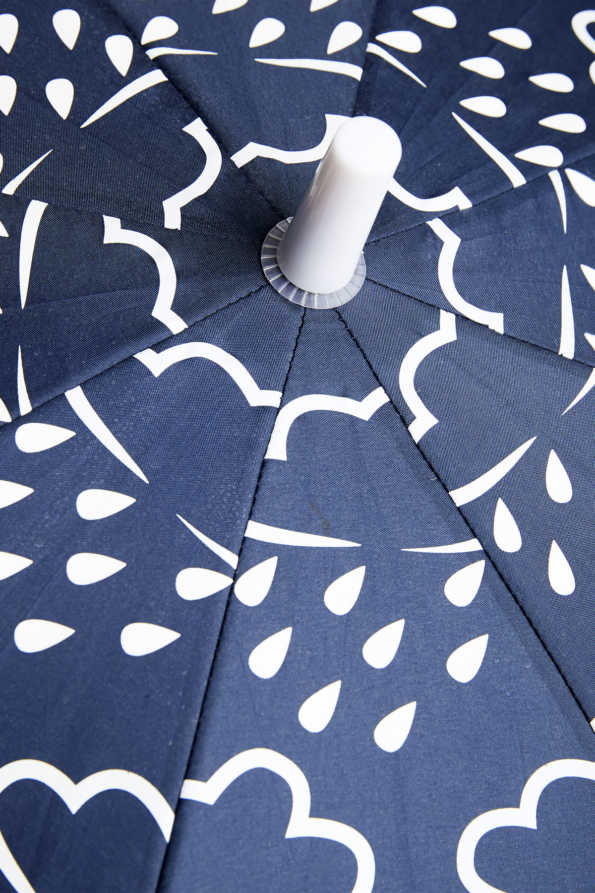 Colour - Revealing Kids Umbrella in Navy - Wee Bambino