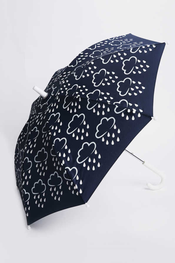 Colour - Revealing Kids Umbrella in Navy - Wee Bambino