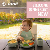Complete 4 - Piece Silicone Dinner Set for Babies - Wee Bambino