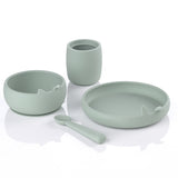 Complete 4 - Piece Silicone Dinner Set for Babies - Wee Bambino
