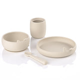 Complete 4 - Piece Silicone Dinner Set for Babies - Wee Bambino