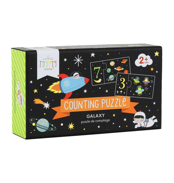 Counting puzzle/match and count: Galaxy - Wee Bambino