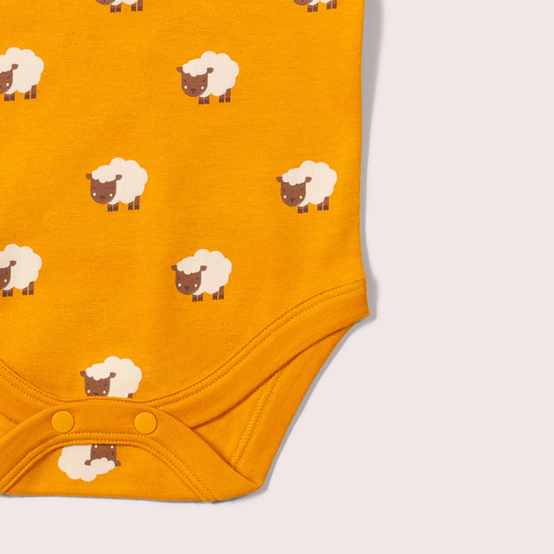 Counting Sheep Organic Baby Bodysuit Set - 2 Pack - Wee Bambino