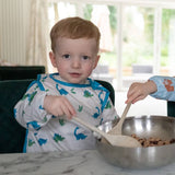 Coverall Feeding Bib Dinosaur - Wee Bambino