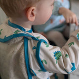 Coverall Feeding Bib Dinosaur - Wee Bambino