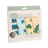 Dino and Stars Bib Set - Wee Bambino