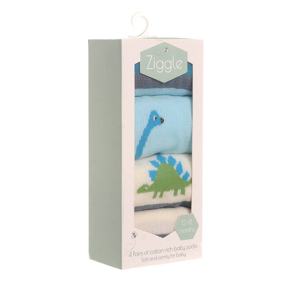 Dinosaur Boxed Sock Set - Wee Bambino