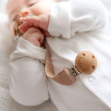 Dummy Clip - Dusky Pink - Wee Bambino