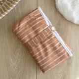 Dune Tan with White - Baby Travel Changing Mats - Wee Bambino