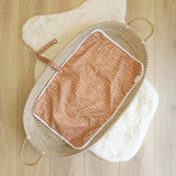 Dune Tan with White - Baby Travel Changing Mats - Wee Bambino