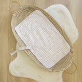 Dune White with Tan - Baby Travel Changing Mats - Wee Bambino