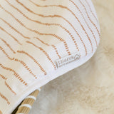 Dune White with Tan - Baby Travel Changing Mats - Wee Bambino