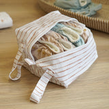 Dune White with Tan - Cloth Nappy Pod - Wee Bambino
