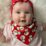 Christmas Reds Bib Set