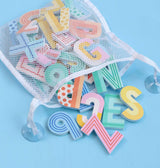 Foam bath letters: Fun