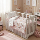 FORREST 3 Piece Reversible Cot Bed Set – Organic Cotton Baby Bedding - Fairy - Wee Bambino
