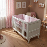 FORREST 3 Piece Reversible Cot Bed Set – Organic Cotton Baby Bedding - Meadowland - Wee Bambino