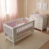 FORREST 3 Piece Reversible Cot Bed Set – Organic Cotton Baby Bedding - Meadowland - Wee Bambino