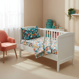 FORREST 3 Piece Reversible Cot Bed Set – Organic Cotton Baby Bedding - Rainforest - Wee Bambino
