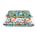 FORREST 3 Piece Reversible Cot Bed Set – Organic Cotton Baby Bedding - Rainforest - Wee Bambino