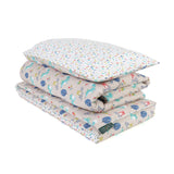 FORREST 3 Piece Reversible Cot Bed Set – Organic Cotton Baby Bedding - Woody - Wee Bambino