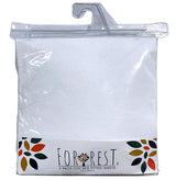 Forrest Cotton Fitted Sheets – Pack of 2, 140 x 70 cm Cot Bed Size, White - Wee Bambino