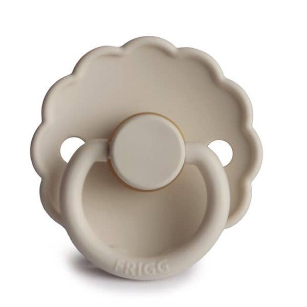 FRIGG Daisy pacifier, Sandstone: 0-6 months - Wee Bambino