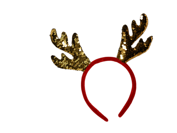 Gold Antlers Headband - Wee Bambino