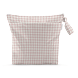 Grab & Go Nappy Wet Bags With Handle - Rose Gingham - Wee Bambino