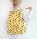 Gym / drawstring bag: Animal friends - Wee Bambino
