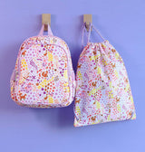 Gym / drawstring bag: Flower garden - Wee Bambino