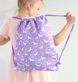 Gym / drawstring bag: Unicorn dreams - Wee Bambino