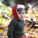 Hazelnut Sherpa Fleece Cosy Hat - Wee Bambino