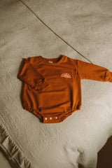 Here Comes the Sun Romper - Rust - Wee Bambino
