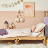 Hey Baby Art Print - Coral - Wee Bambino