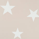 Hibou Design Stars Wallpaper - Blush/White - Wee Bambino