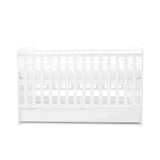 Ickle Bubba Coleby Classic Cot Bed & Under Drawer White - Fibre Mattress - Wee Bambino