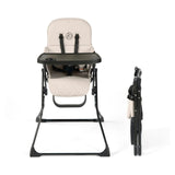 Ickle Bubba Flip Magic Fold Highchair - Pearl Grey - Wee Bambino