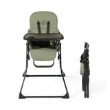 Ickle Bubba Flip Magic Fold Highchair - Sage Green - Wee Bambino