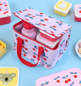 Insulated Lunch Bag - Cherries - Wee Bambino