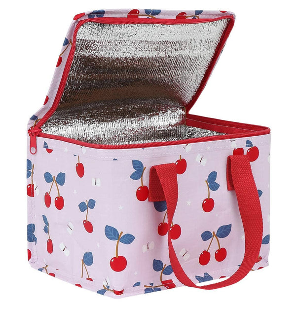 Insulated Lunch Bag - Cherries - Wee Bambino