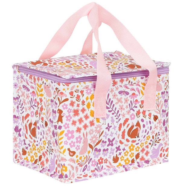 Insulated Lunch Bag - Flower Garden - Wee Bambino