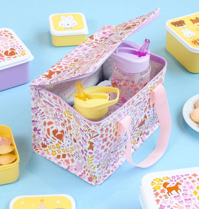 Insulated Lunch Bag - Flower Garden - Wee Bambino