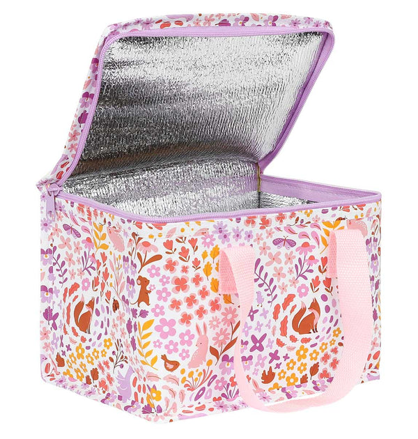 Insulated Lunch Bag - Flower Garden - Wee Bambino
